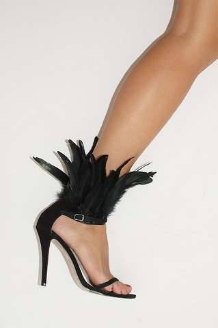feather shoe